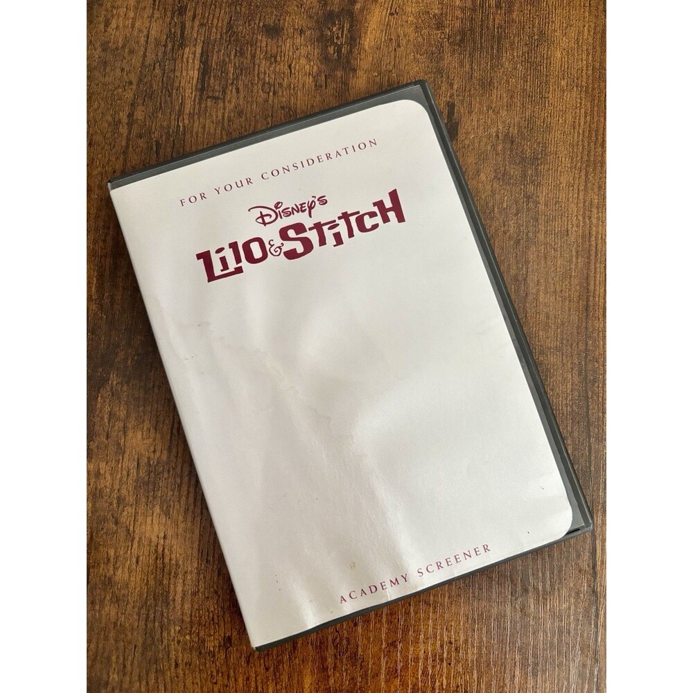 VTG Disney Lilo & Stitch For Your Consideration FYC Academy Screener DVD 2002
